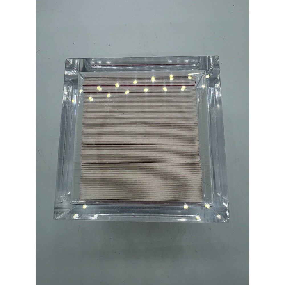 Table Topics Conversation Original Questions Party Game Cards Acrylic Box - Picture 4 of 6